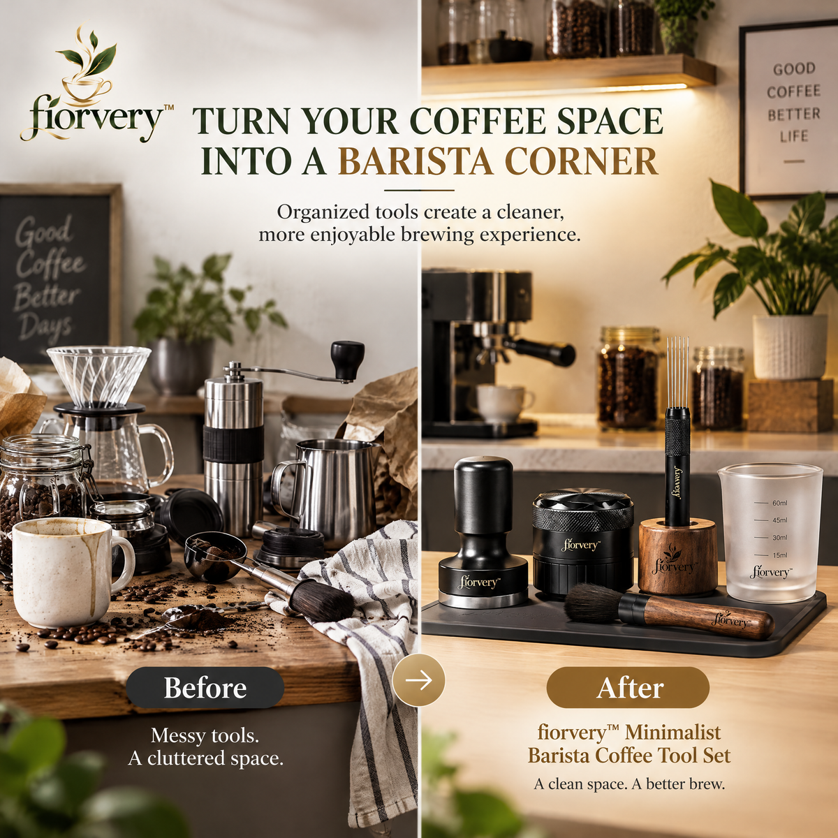 fiorvery™ Minimalist Barista Coffee Tool Set