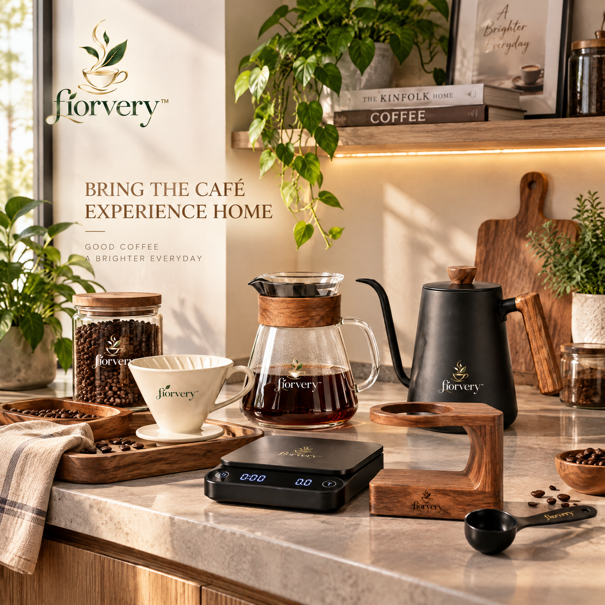 fiorvery™ Artisan Pour Over Coffee Brewing Set
