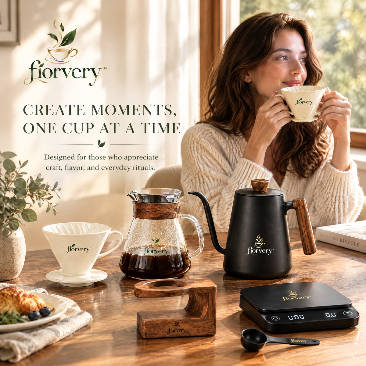 fiorvery™ Artisan Pour Over Coffee Brewing Set