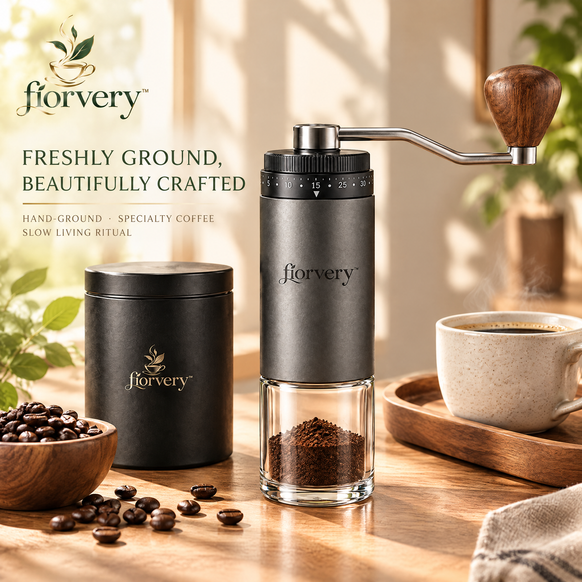 fiorvery™ Classic Manual Coffee Grinder