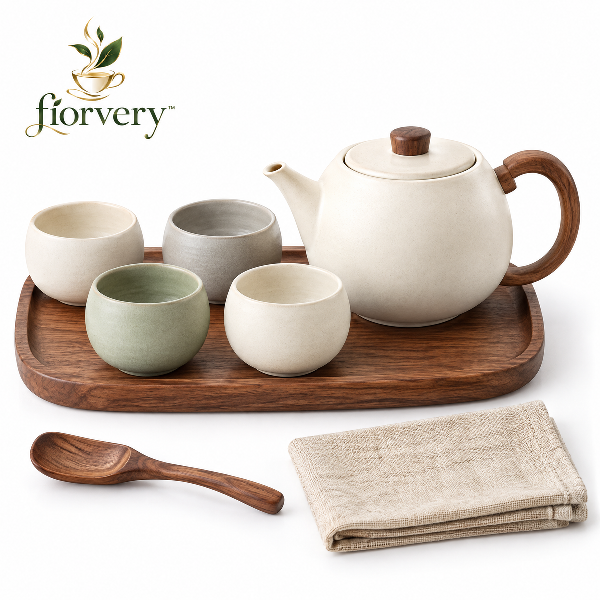 fiorvery™ Artisan Ceramic Tea Set