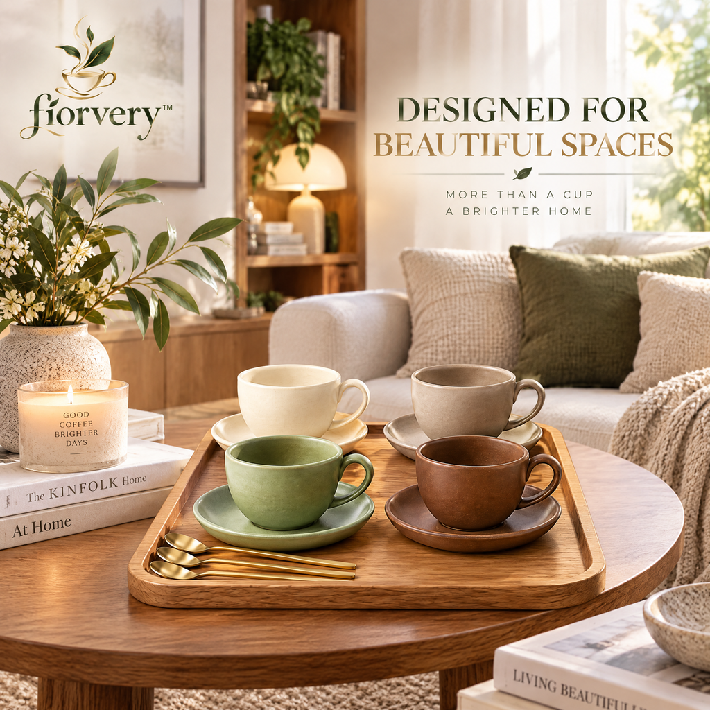 fiorvery™ Premium Ceramic Coffee Cup Collection