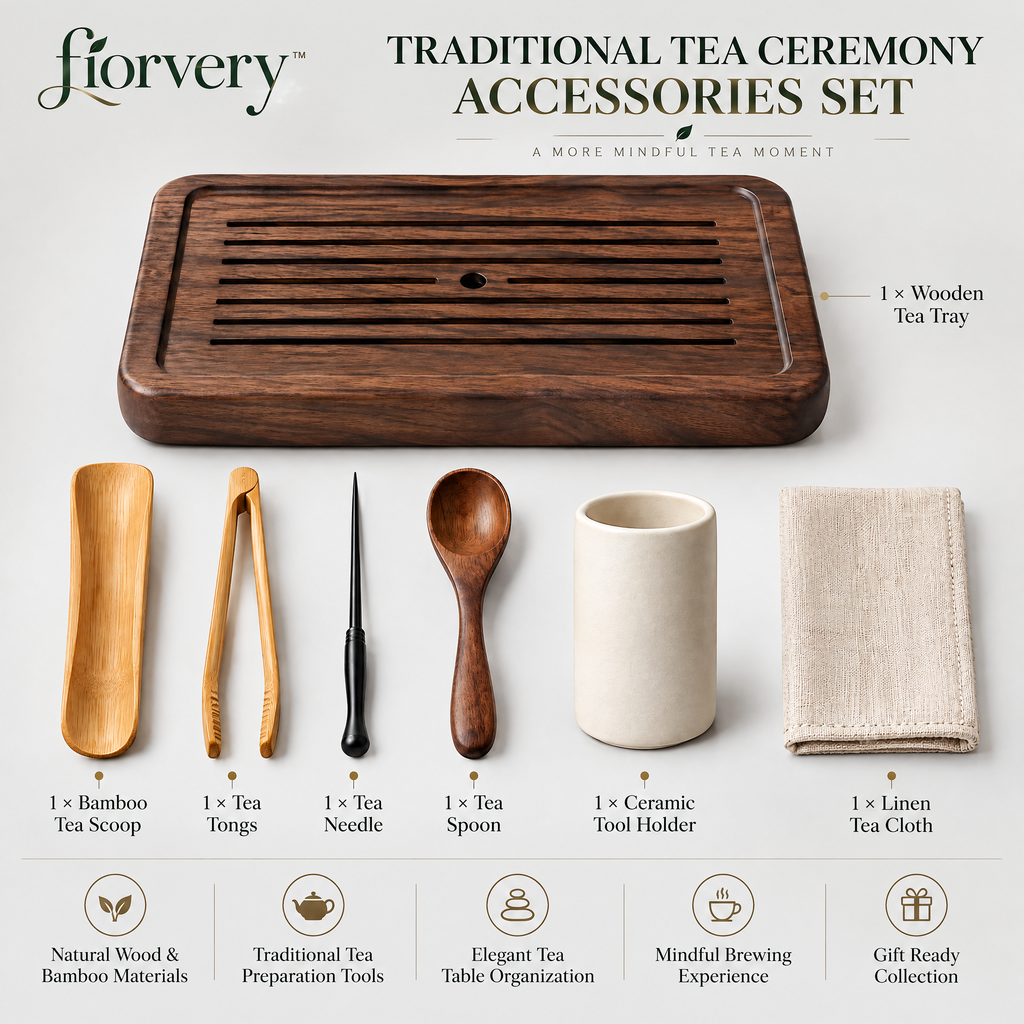 fiorvery™ Traditional Tea Ceremony Accessories Set