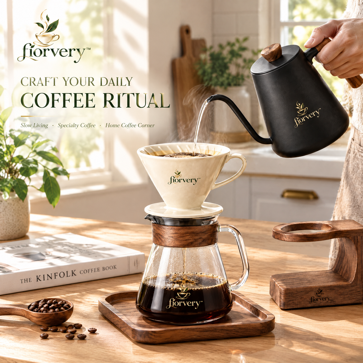 fiorvery™ Artisan Pour Over Coffee Brewing Set