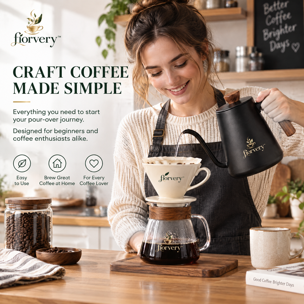 fiorvery™ Artisan Pour Over Coffee Brewing Set
