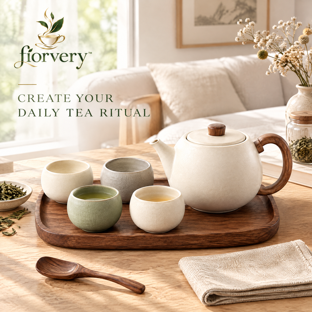 fiorvery™ Artisan Ceramic Tea Set