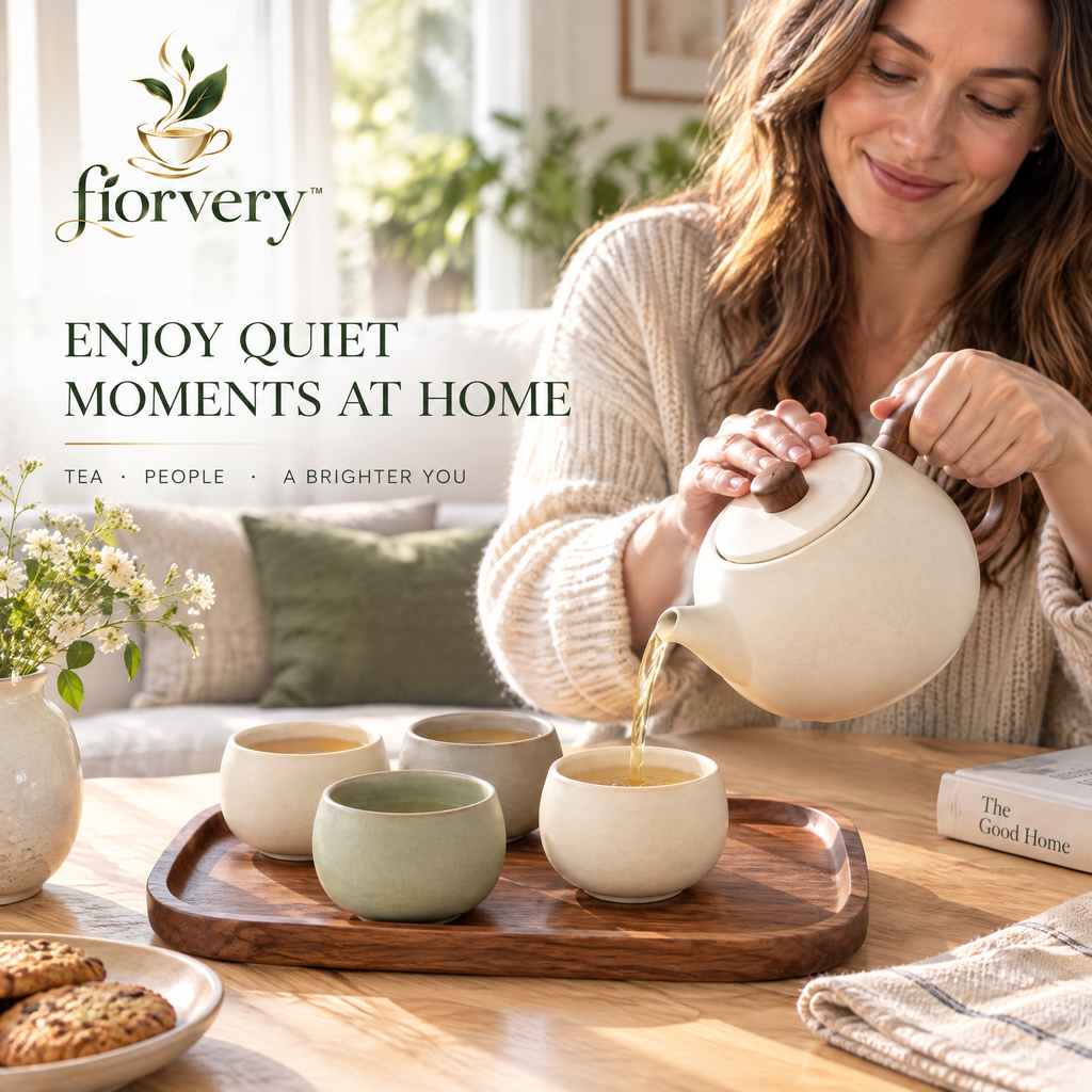 fiorvery™ Artisan Ceramic Tea Set