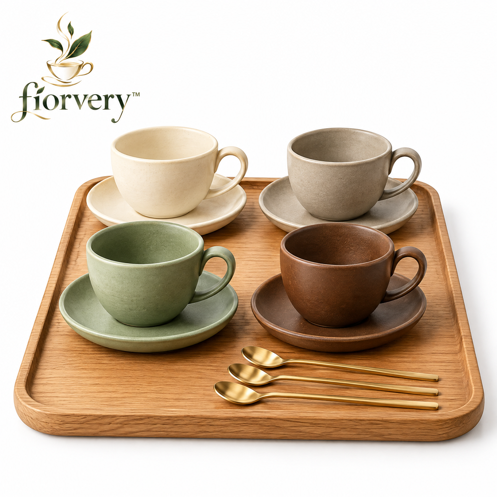 fiorvery™ Premium Ceramic Coffee Cup Collection