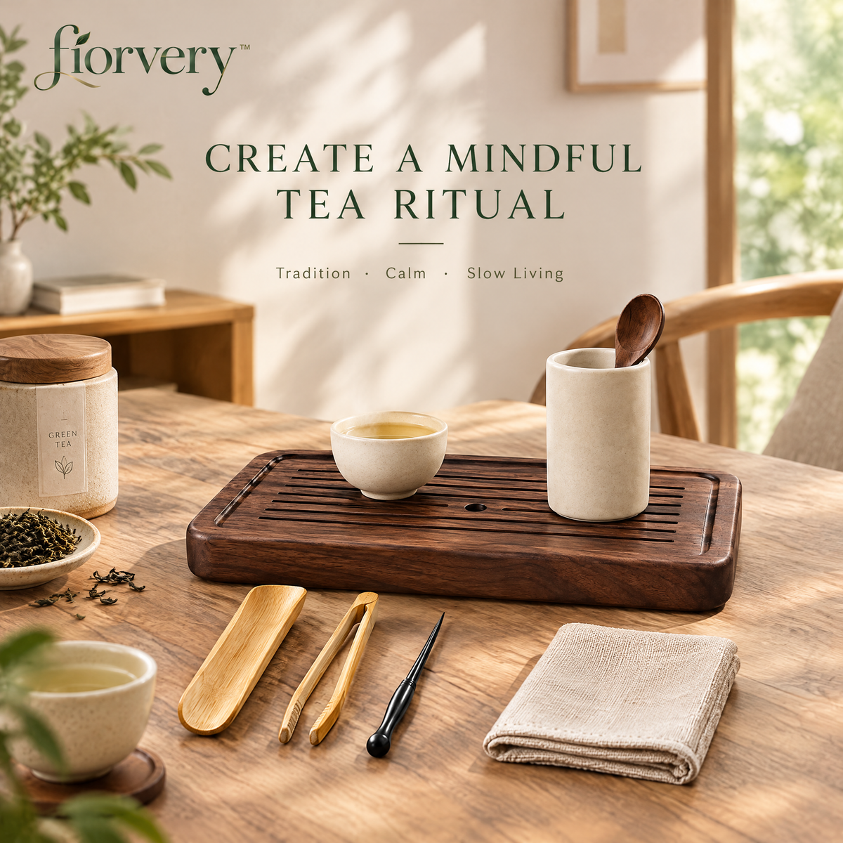 fiorvery™ Traditional Tea Ceremony Accessories Set